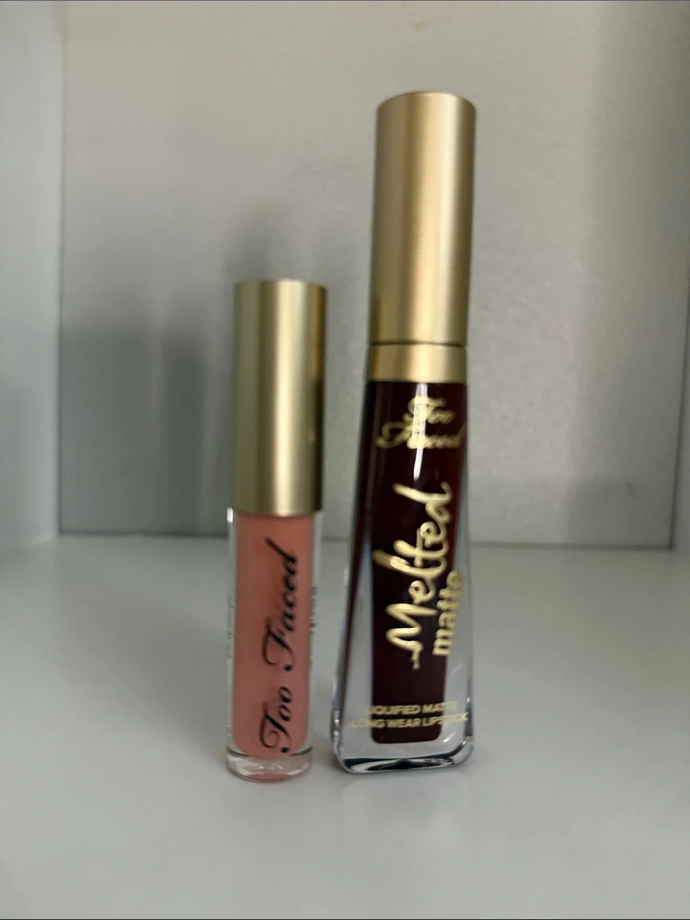 S Too Faced Melted Matte Liquid Lipstick & Nude Pink - 2 Pieces